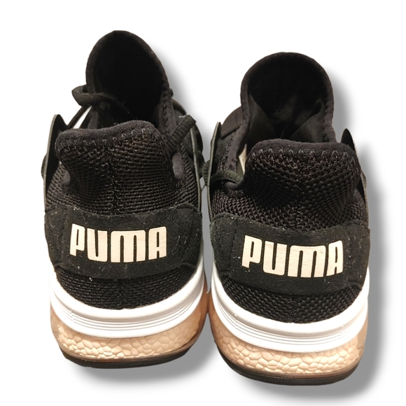 PUMA Black White ELECTRON STREET SNEAKER Size 8 - Picture 6 of 10